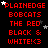 Red text on black background with white stars, displaying 'PLAINEDGE BOBCATS THE RED BLACK & WHITE!<3' repeated in a pattern with animated star positions