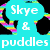 A four- of pixelated text and graphics with cyan, rainbow, and gray backgrounds