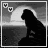 Silhouette of a seated figure against a moonlit sky with text changing from YOU to CANT to CHANGE to THE to FAST.
