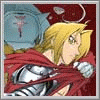Animated icon of a blonde anime character in silver armor and red cape, with blue water droplets appearing near the chest.