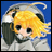 Pixelated anime-style character with yellow hair and headphones on left, black background with white text "Anime IM" and "com" on right in a 2x1 contact sheet layout.
