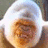 A pixelated image shows a close-up of a person's face with light-colored hair and an orange-toned background, next to black text reading 'look ugly. its you' in white block letters.