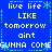 Blue background with white pixelated text arranged in a pattern, featuring repeated phrases and asterisks