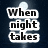 Dark blue background with white text and moon-like circles; a pixelated face appears below the text.