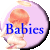 Animated icon shows a cherub with orange hair and white wings kneeling on a light purple background, with blue text changing across frames.