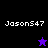 Four display 'JasonS47' text with a star icon changing color and position