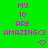 Green background with pink pixelated text reading 'MY 10 ARE AMAZING<3' and two pink heart icons below the text.