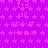 Static image with repeating pink text on a purple star-patterned background, featuring the phrase "It's all about Hema!" in pixelated font.