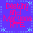 Pixelated text "Doctry and Maruoss LIFE" in pink on blue background with cyan decorative borders, repeated four times in a