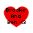Four red heart-shaped icons with black text reading "Brooke And Ben <3" arranged in a , each displaying slight variations in pixelation and color saturation