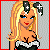 Pixel art contact sheet of a blonde woman in black and white maid outfit with bunny ears across 9 frames showing pose variations, including one frame with "play mate" text and Playboy bunny logo.