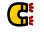Yellow C-shaped magnet with black outline and red 'M' text on right side, displayed in a of six identical static images