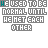 identical text-based icons showing 'HE USED TO BE NORMAL UNTIL HE MET EACH OTHER' with varying color highlights on specific letters