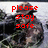 A pixelated figure in camouflage attire with a hat appears , each displaying different red text overlays