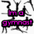 A static image with six text blocks in bright pink over a black-and-white abstract background of stick figures.