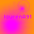 four showing a shifting purple and orange gradient with the text 'laurenA91' in purple pixelated font, each displaying a different arrangement of circular light patterns