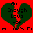 Red background with two green heart shapes split by a red vertical line, each containing black text reading "Got Enough Love for" above partial text at the bottom.