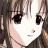 Pixelated anime-style character face with brown hair and large black eyes on left, next to pixelated text "Anime IM" and signature "cOw" on black background.