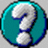A pixelated icon with a teal circular background containing a white question mark, next to blue with white text reading "Question of the Day" and "1000 Points"