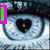 A four-quadrant image with a heart-shaped pupil eye, 'LOVE' text, a pink heart, and 'METRO STATION' text.