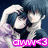 Four anime-style character with text overlays: top-left dark-haired figure, top-right pink-haired figure, bottom-left purple-haired figure, and a blank