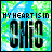 Animated icon with green and blue background showing 'MYHEARTISIN' text above large black digits, where the middle character of 'MYHEARTISIN' changes sequentially across frames.