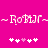~Roxar~ ~ ~Roxar~ on bright pink background with white and light pink symbols below.