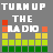 Pixelated text and color-coded bar graphs on a gray background, with animated transitions between different arrangements of red, yellow, green bars.