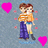 Pixelated image of two figures embracing, surrounded by pink hearts and floating red particles on a blue-gray background.