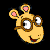 A split-screen pixel art icon featuring a cartoon giraffe mascot on the left and green text reading "Original Icons .com" on the right against dark backgrounds.