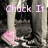 Pixelated image with pink text 'Chuck It' over a dark background featuring a light-colored column and pink object at bottom left.
