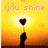 A hand holds a heart-shaped object against a sunset sky with text reading "you shine like da lite" and partial text below.
