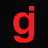 Animated contact sheet of a red lowercase 'g' icon transforming across multiple frames on dark backgrounds with visible transparency effects.