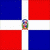 Animated contact sheet showing multiple frames of a buddy icon featuring Dominican Republic flag elements and text variations.