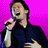 A pixelated contact sheet showing two frames of an animated icon featuring a person singing into a microphone on the left and green text reading "Original Icons .com" on the right against contrasting backgrounds.