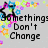 Pixelated icon with black text reading "Somethings Don't Change" over a light gray background, surrounded by colorful pixel clusters.