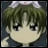 A pixelated anime-style character with green hair and a white headband appears on the left side of a contact sheet, while stylized text reads "Anime IM" above smaller text "cOm" on the right against a black background.