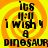 Pixelated yellow and orange spiral background with black text reading 'i wish i was a dinosaur' and 'its 11:00' in four identical