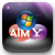 Pixelated icon shows a blue Windows logo sphere above two overlapping speech bubbles with '2014' and 'Y' text, set against a purple-to-black gradient background with white speckles.