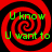Four identical red and black spiral patterns with green text reading "U know U want to" arranged in a on a black background