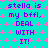 A static digital image with a cyan background covered in pink stars, displaying repeated purple text reading "stella is my bffl. DEAL WITH IT!".