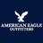 Four distinct American Eagle Outfitters-themed images arranged in a , each with unique visual elements and color schemes