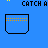 Blue background with repeated pixelated blue containers, yellow stars, and text phrases