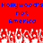 Red background with blue pixelated text reading "Hollywood's Hollywood's not not America America" and white pixelated crowd below.