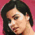 six pixelated images showing a woman with dark hair in various poses and outfits, including a green top and a blue text overlay reading 'diamanty'