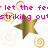 Pixelated image with pink text, two golden stars, and swirling circular patterns on white background.