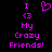 Pixelated purple text and symbols on black background, with heart symbol replacing 'love' in phrase.