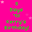 Bright pink background with green text reading '6 Days 'til Kerry's Birthday!' and scattered pink stars, repeated in a pattern