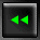 Four square display green double-left-arrow icons on dark backgrounds with varying brightness effects