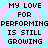 Pixelated text on a cyan and pink spiral background with repeated phrases.